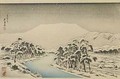 Mount Ibuki in Snow Taisho era - Goyo Hashiguchi