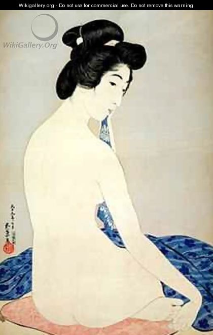 Woman after the bath - Goyo Hashiguchi