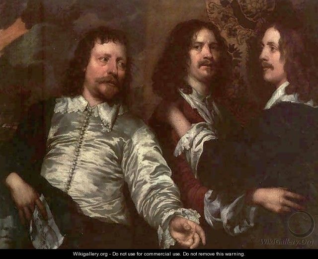 The Painter with Sir Charles Cottrell and Sir Balthasar Gerbier 2 - William Dobson