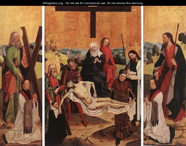 Triptych of Canon Gerhard ter Streegen de Monte - Master of the Life of the Virgin