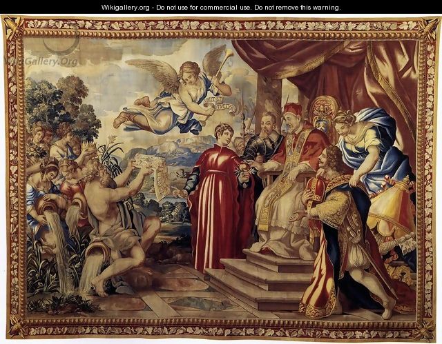 The Union of the Duchy of Urbino with the Church - Italian Unknown Master