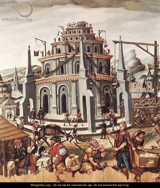 The Tower of Babel - German Unknown Master