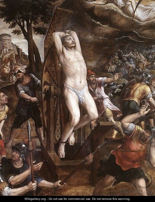 The Torture of St George - Michiel Van Coxcie