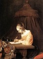 Woman Writing a Letter - Gerard Terborch