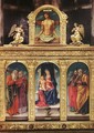 Virgin Enthroned with the Child on her Knee (polyptych) - Bartolomeo Vivarini