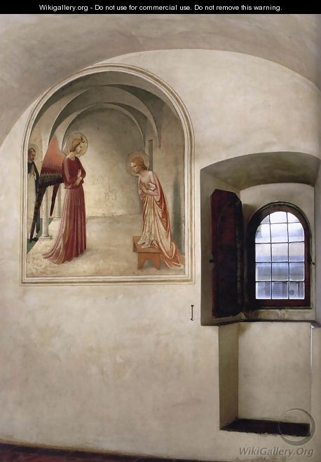 View of a cell - Fra (Guido di Pietro) Angelico