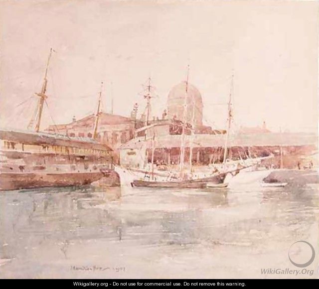 Custom House from the Salthouse Docks - James Hamilton Hay