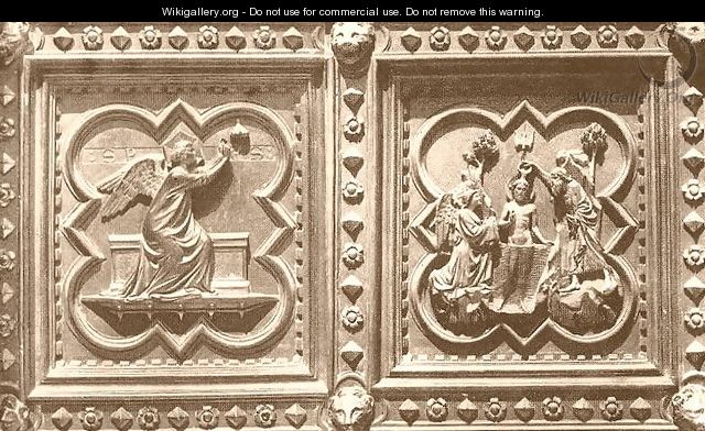 Scenes from the Life of St John the Baptist (panels of the south doors) - Andrea Pisano