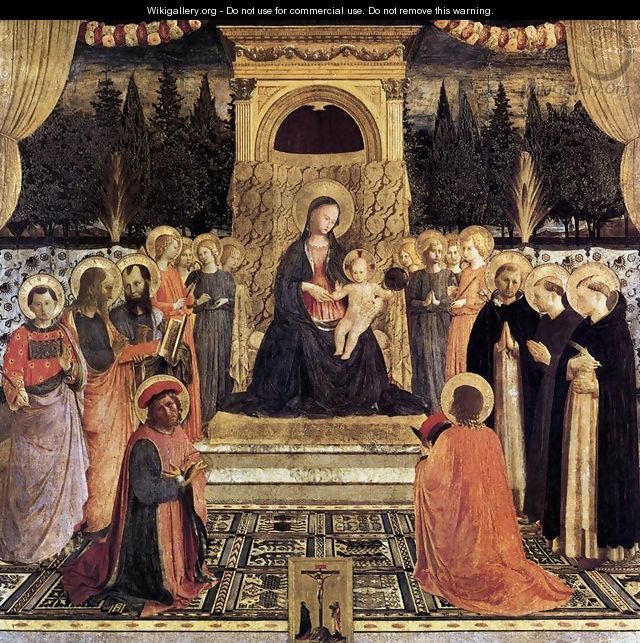 San Marco Altarpiece - Fra (Guido di Pietro) Angelico
