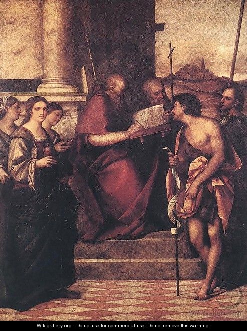 San Giovanni Crisostomo and Saints - Sebastiano Del Piombo (Luciani)