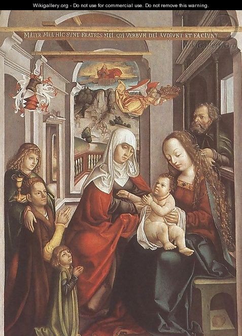 Saint Anne with the Virgin and the Child - Unknown Painter