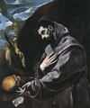 St Francis Praying - El Greco (Domenikos Theotokopoulos)