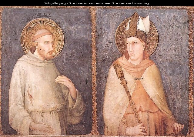 St Francis and St Louis of Toulouse - Simone Martini
