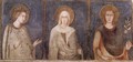 St Elisabeth, St Margaret and Henry of Hungary - Simone Martini