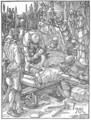 Small Passion 23. Christ Being Nailed to the Cross - Albrecht Durer