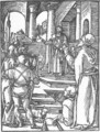 Small Passion 15. Christ before Pilate - Albrecht Durer
