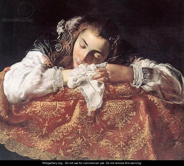 Sleeping Girl - Domenico Feti
