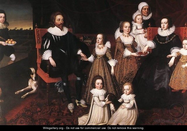Sir Thomas Lucy and his Family - Cornelis I Johnson