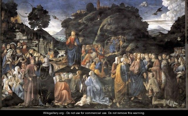 Sermon on the Mount - Cosimo Rosselli