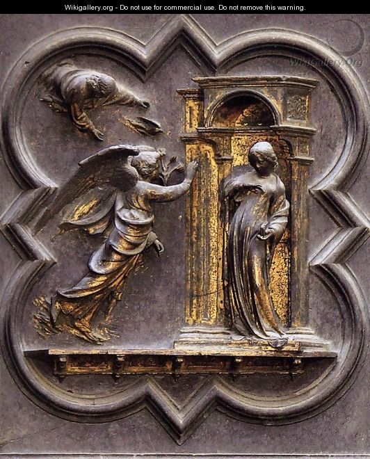 The Annunciation - Lorenzo Ghiberti