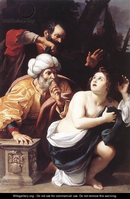 Susanna and the Elders - Sisto Badalocchio