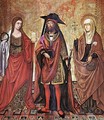 St Lazarus between Martha and Mary - Unknown Painter