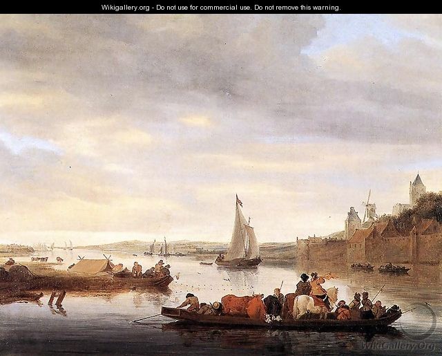 The Crossing at Nimwegen - Salomon van Ruysdael