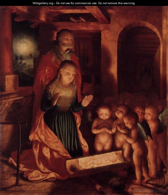 The Birth of Jesus - Unknown Painter