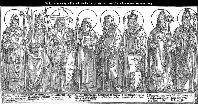 The Austrian Saints - Albrecht Durer