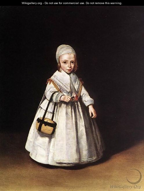 Helena van der Schalcke as a Child - Gerard Terborch