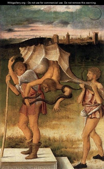 Four Allegories Prudence and Falsehood - Giovanni Bellini