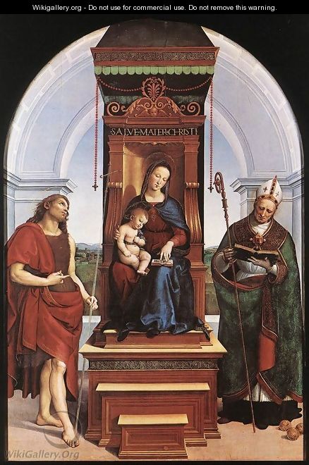Madonna and Child (The Ansidei Altarpiece) - Raffaelo Sanzio