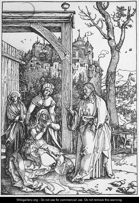 Life of the Virgin 16. Christ Taking Leave of his Mother - Albrecht Durer