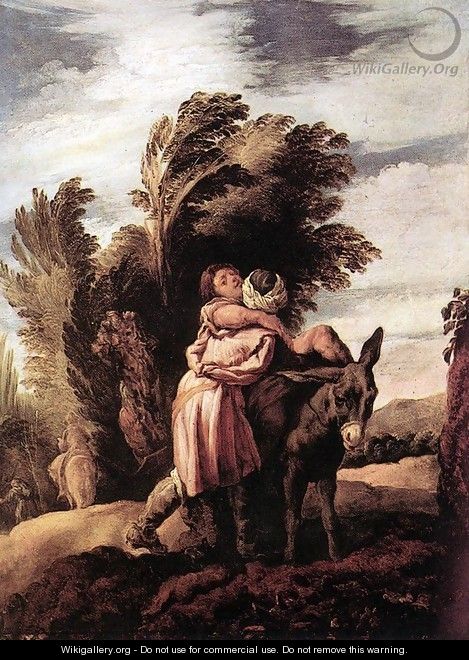 Parable of the Good Samaritan - Domenico Feti
