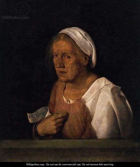 Old Woman - Giorgio da Castelfranco Veneto (See: Giorgione)