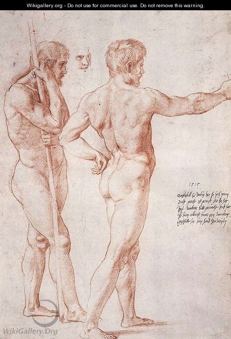 Nude Study - Raffaelo Sanzio