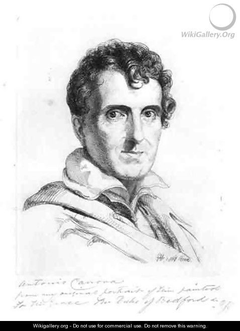Portrait of Antonio Canova 1757-1822 - Sir George Hayter