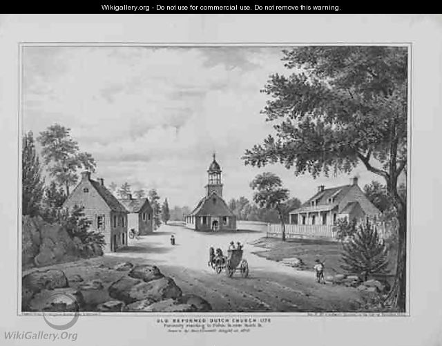 Old Reformed Dutch Church in 1776 - (after) Hayward, G.