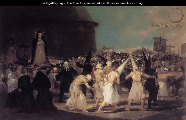 A Procession of Flagellants - Francisco De Goya y Lucientes