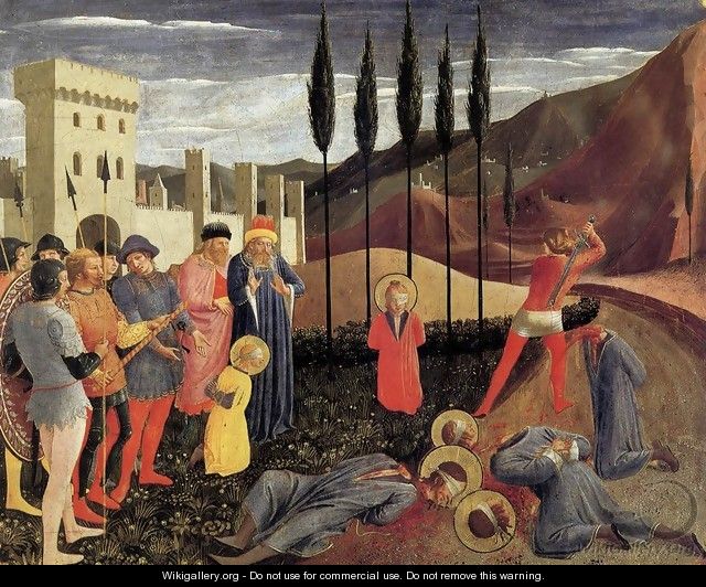 Beheading of Saint Cosmas and Saint Damian - Fra (Guido di Pietro) Angelico