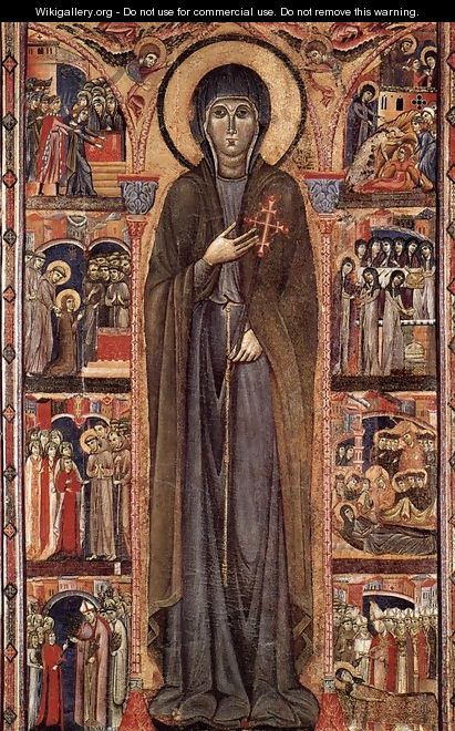 Altarpiece of St Clare - Italian Unknown Master