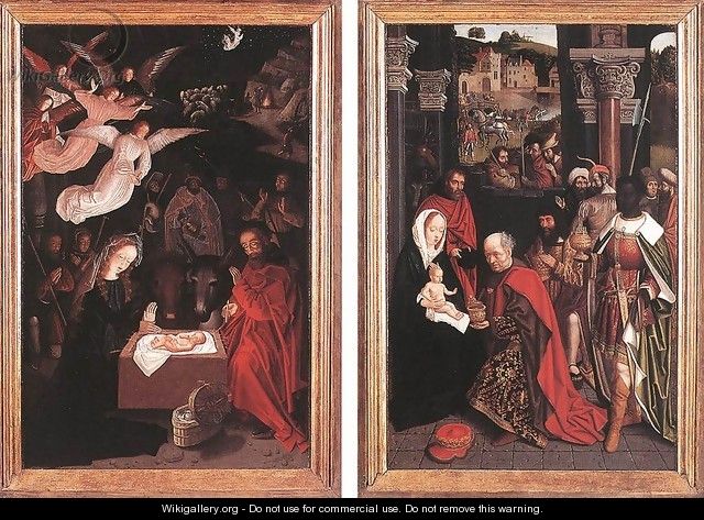 Adoration of the Shepherds and Adoration of the Magi - Unknown Painter