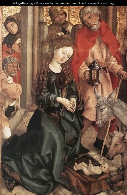 Adoration of the Shepherds - German Unknown Master