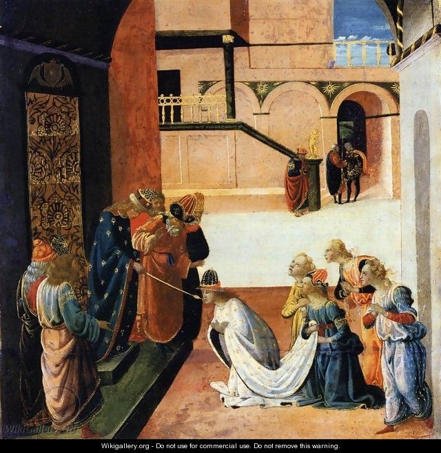 Esther before Ahasuerus - Jacopo Del Sellaio