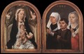 Diptych with the Virgin and Child and Three Donors - Master of the Legend of St. Ursula