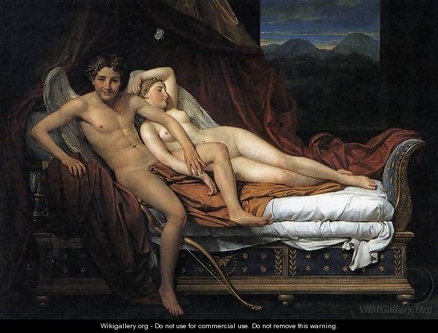 Cupid and Psyche 2 - Jacques Louis David