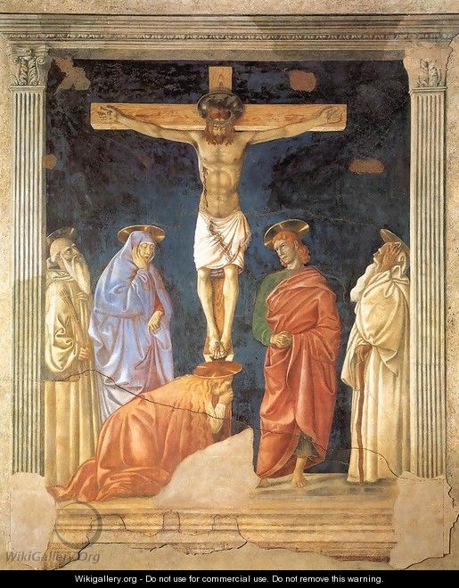 Crucifixion and Saints - Andrea Del Castagno