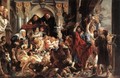 Christ Driving the Merchants from the Temple - Jacob Jordaens