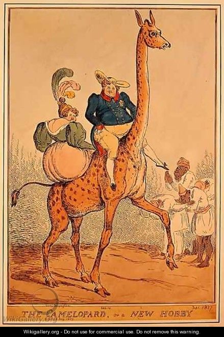 The Camelopard or a New Hobby - William Heath