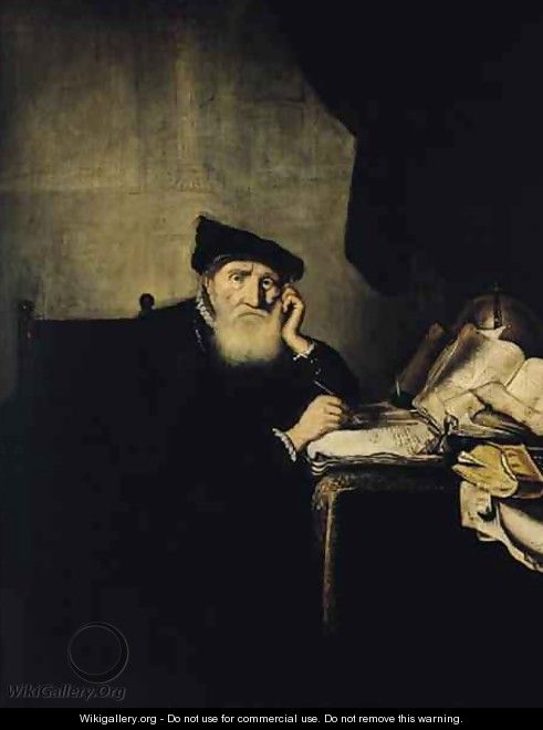 A Philosopher in his Study - Abraham van der Hecke